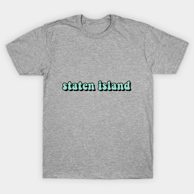 Minty Staten Island T-Shirt by AdventureFinder